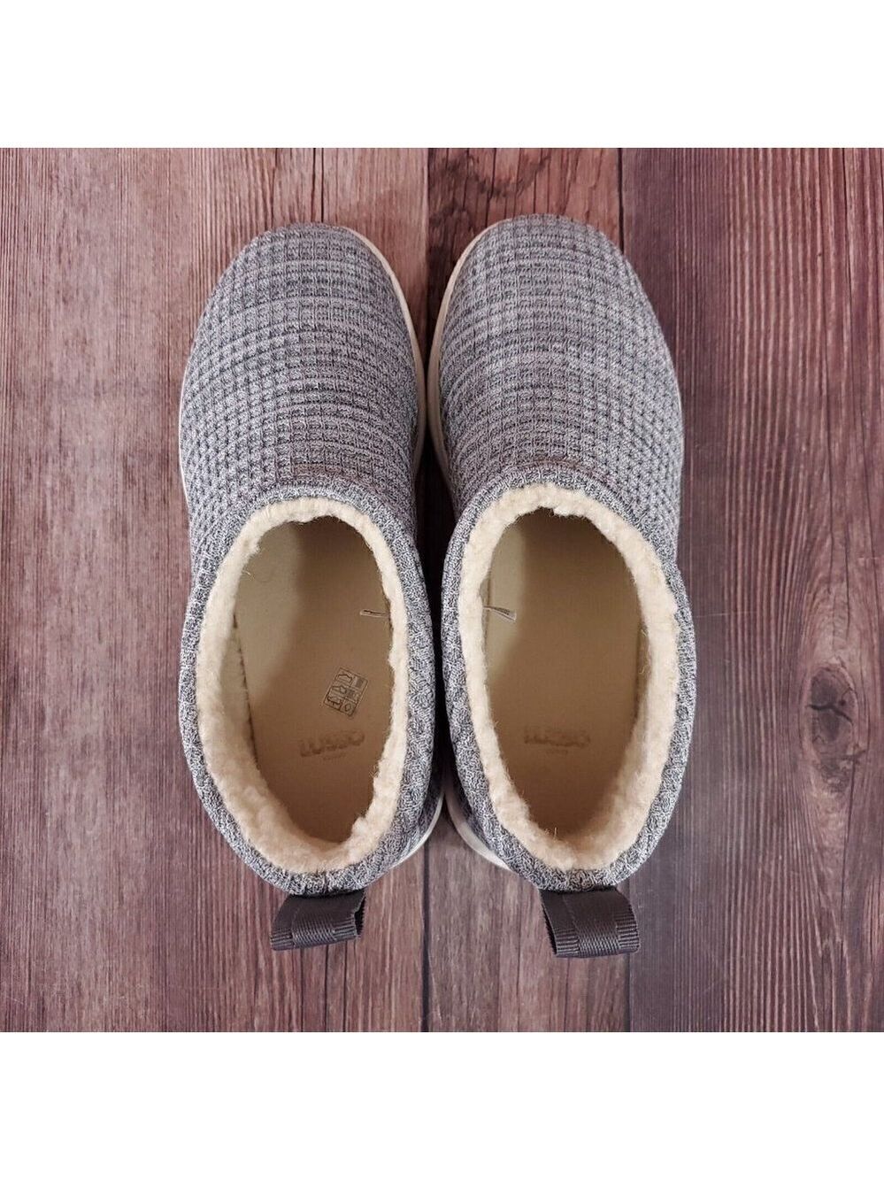 Lusso Cloud Unisex M8 W10 Guru Sherp Gray Waffle Chukka Slip On Slippers Shoes - Picture 6 of 16